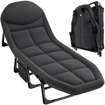 Łóżko Turystyczne Składane Polowe Leżak Kanadyjka Leżanka Stabilne 150kg UV TRIZAND