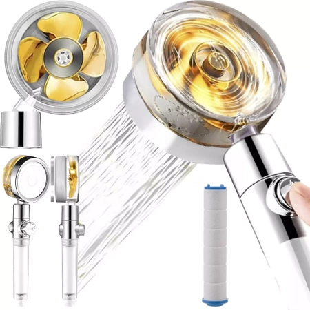 Słuchawka prysznicowa z turbiną marki RUHHY