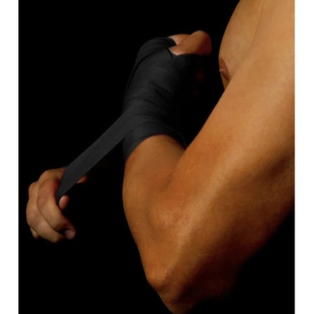 Bandaże Bokserskie Owijki Taśmy 2 x 4m Bandaż Ochraniacz Czarne TRIZAND