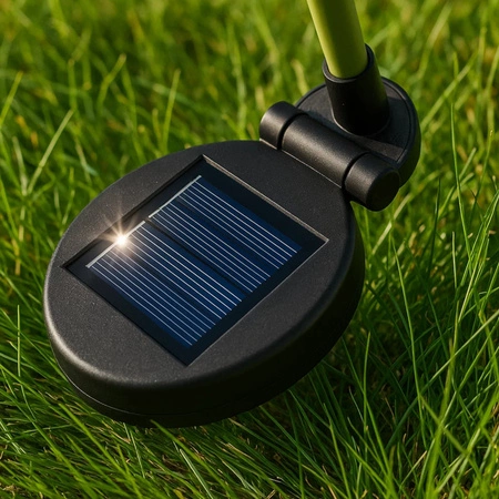 Lampa Solarna Róża Wbijana LED Ogrodowa Świecąca 3 Sztuczne Kwiaty Solarne GARDLOV 25282