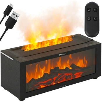 Dyfuzor Zapachowy Aromatoterapia do Olejków Nawilżacz Efekt Kominka 150ml Ruhhy 26453