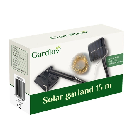 Girlanda Solarna Ogrodowa Lampki Solarne 150 LED Drucik Łańcuch Świetlny GRADLOV