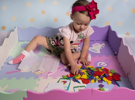 Drewniane Puzzle Układanka Gra Logiczna Mozaika XL KRUZZEL