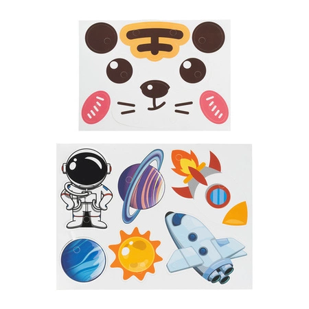 Klocki konstrukcyjne 3D KOSMOS Iso Trade 161el Wkrętarka Prezent dla Dzieci 26579