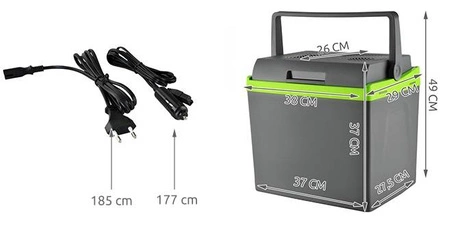 Lodówka Samochodowa Turystyczna Grzanie 28l 12/240 MALATEC