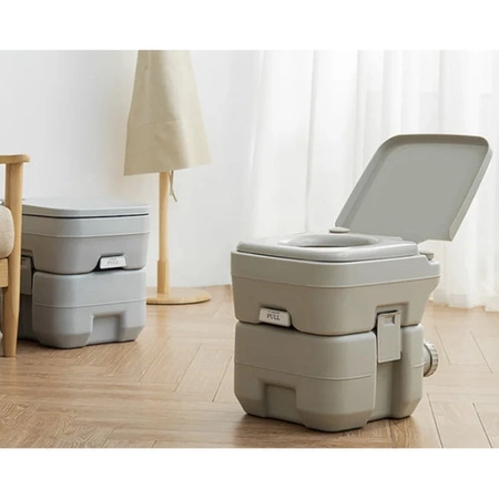 Toaleta Przenośna Turystyczna Mobilne WC Kempingowa na Działkę 20L Modułowa TRIZAND