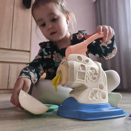 Maszynka Makaronowa Zestaw Kreatywny Masa Plastyczna Wyciskarka do Robienia KRUZZEL