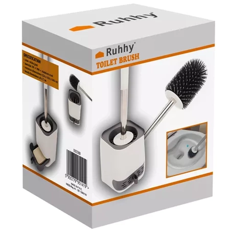 Szczotka do WC Toaletowa Toalety Łazienki Stojak Zestaw Komplet RUHHY