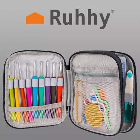 Zestaw do Szydełkowania Szydełko 2,0-8,0 Etui 85el RUHHY