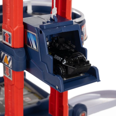 Parking Garaż Samochodowy + Autka Auta Tor z Elektryczną Windą Zjeżdżalnia KRUZZEL