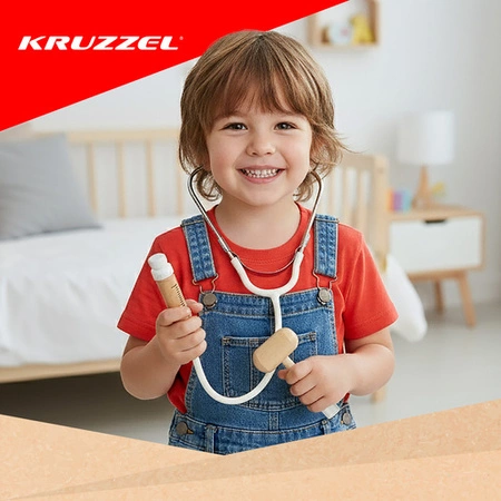 Zestaw Małego Doktora Dentysty Kruzzel 24el. w Torbie Lekarskiej dla Dzieci 26421