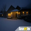 Lampki Choinkowe 100 LED IZOXIS Flash Zewnętrzne Sople Kurtyna Ciepłe Białe