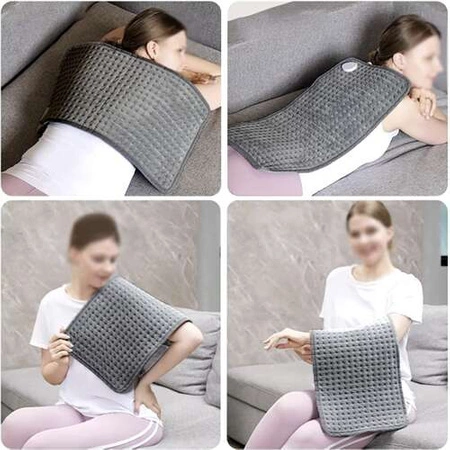 Poduszka Elektryczna Rozgrzewająca Mata na Plecy Bolące Stawy Mięśnie Pilot RUHHY