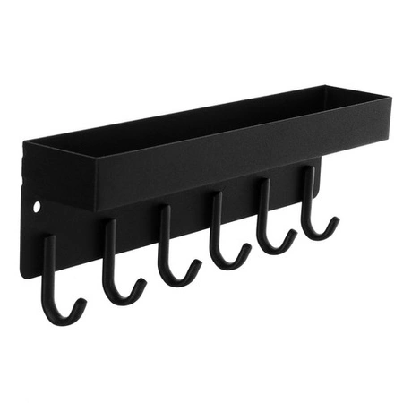 Wieszak Ścienny Uchwyt na Klucze Ubrania Ścianę Półka z Wieszakami Magnes RUHHY