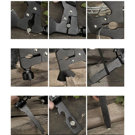 Multitool Narzędzie Wielofunkcyjne Zestaw Survival TRIZAND