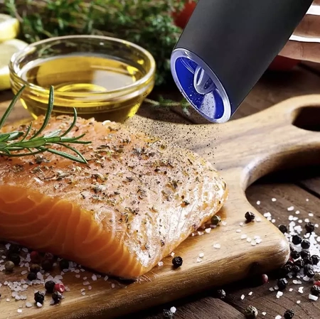 Młynek Elektryczny Zestaw Młynków do Soli Pieprzu RUHHY