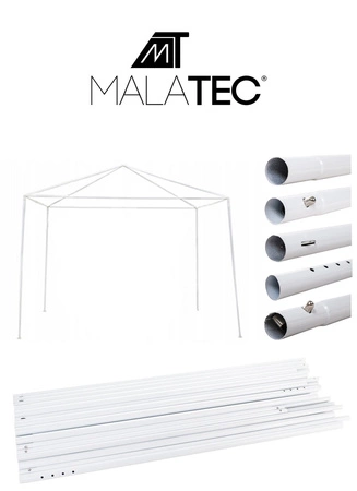 Stelaż do Pawilonu Rurki Namiotu Handlowego 3x3m MALATEC