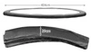 Mocna Osłona Sprężyn do Trampoliny 396-404 cm 13ft Czarna