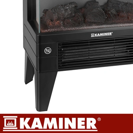 Kominek Elektryczny Wolnostojący 2000W 2 Funkcje Grzejnik Termowentylator Kaminer