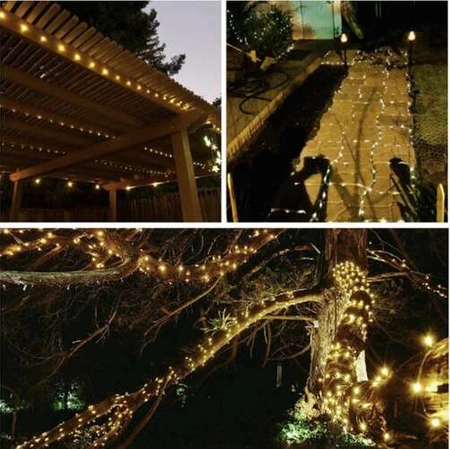 Girlanda Solarna Ogrodowa Lampki Solarne 150 LED Drucik Łańcuch Świetlny GRADLOV