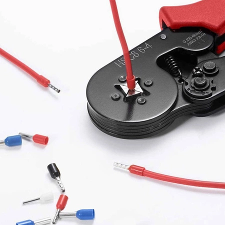 Zaciskarka Praska Tulejek Kabli Końcówek 0,14-10mm BIGSTREN