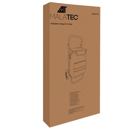 Wózek na Zakupy Torba na Kółkach Składany Zakupowy Zakupowa Mocny Duże Koła MALATEC