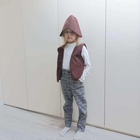 Strój Pastuszek na Jasełka Kamizelka Czapka Kostium Pasterz Baca Pastuch KRUZZEL