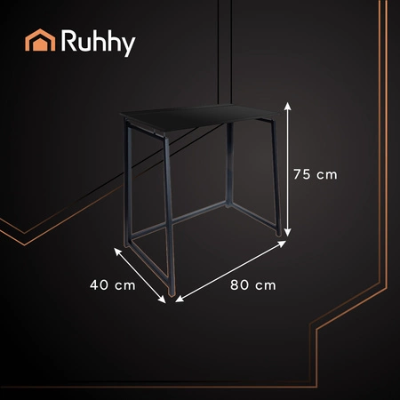 Biurko Składane Lekkie Industrialne Loft Komputerowe Stolik pod Laptopa RUHHY 26117