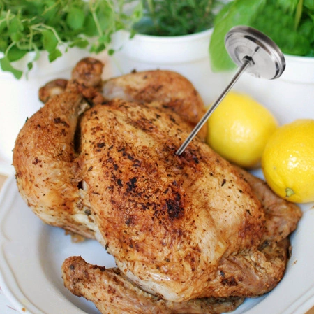 Termometr do Mięsa Kuchenny do Wędzarni Wędlin z Sondą Gotowania Wędzenia RUHHY