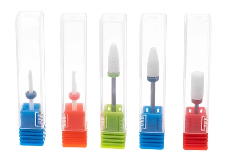 Zestaw Frezów Ceramicznych 5szt do Hybrydy Żelu BEAUTYLUSHH