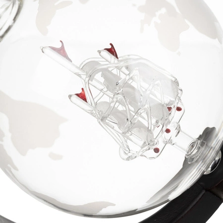 Karafka do Whisky Globus Zestaw 2 Szklanki Podkładki Szczypce Kostki 850 ml MALATEC