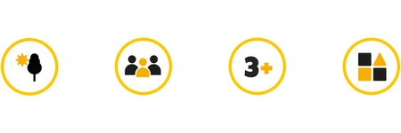 Gra zręcznościowa Kruzzel Rzut piłeczkami woreczkiem zestaw 3w1 dla dzieci 26751