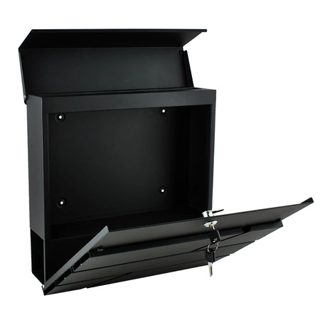 Skrzynka na Listy Pocztowa Gazety Pocztę Duża Listowa A4 Antracyt do Domu MALATEC