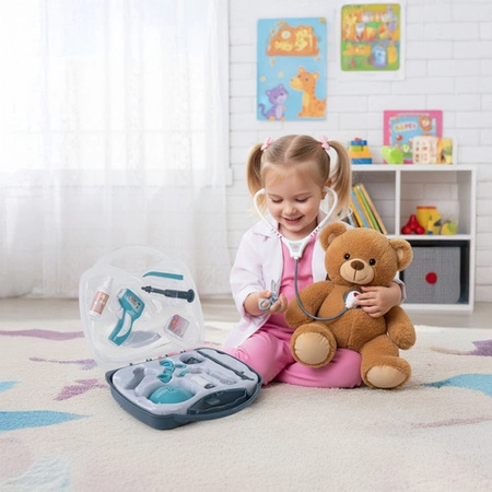 Zestaw Lekarski Dla Dzieci Iso Trade Walizka Mały Doktor Lekarz na Prezent