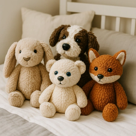 Oczy do Maskotek i Noski Pluszaków Misiów Bezpieczne Zestaw 560 el + Etui MAALEO 25761