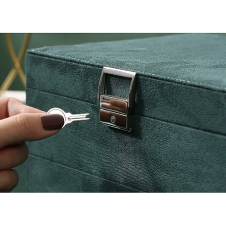 Szkatułka na Biżuterię Kuferek Organizer Pudełko SOULIMA