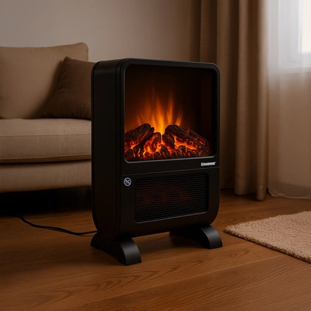 Grzejnik Elektryczny KAMINER 2000W Ceramiczny Kominek Termowentylator Pilot