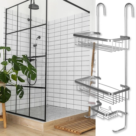 Półka Wisząca pod Prysznic do Łazienki Nierdzewna RUHHY