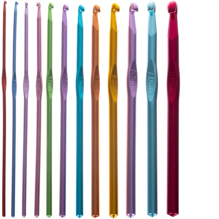 Zestaw do Szydełkowania Szydełko 2,0-8,0 Etui 85el RUHHY