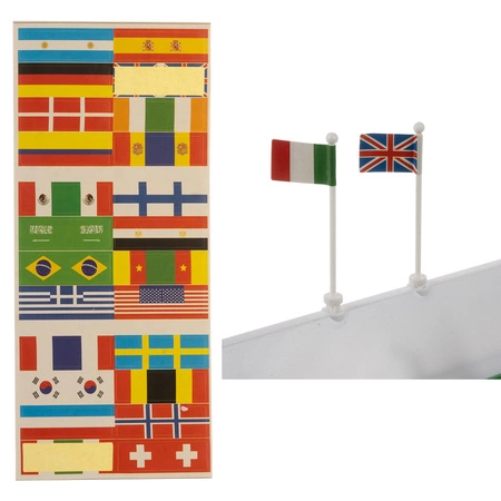 Piłkarzyki Sprężynowe ISO Trade Duża Gra Stołowa 22 Piłkarzy dla Dzieci XXL 26644