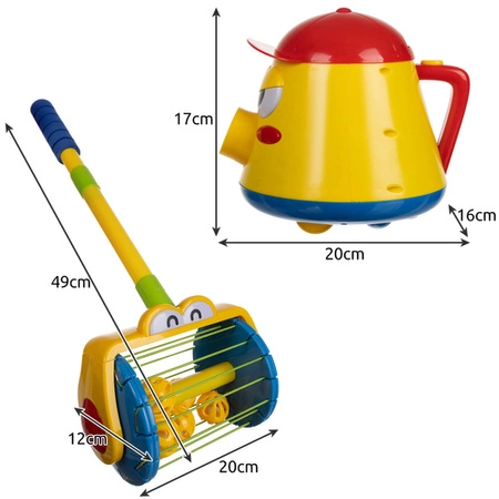 Wyrzutnia Piłek Pchacz Zbieracz Piłeczkowy Kulek Zabawka Prezent dla Dzieci KRUZZEL