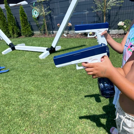 Pistolet na Wodę Automatyczny Elektryczny Miotacz dla Dzieci 2 Magazynki KRUZZEL