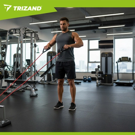 Gumy Oporowe do Ćwiczeń 5szt TRIZAND do 100 kg Długie Ekspandery Treningowe