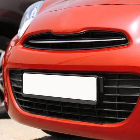 Ramki Ramka pod Tablice Rejestracyjną Czarna 2 szt XTROBB