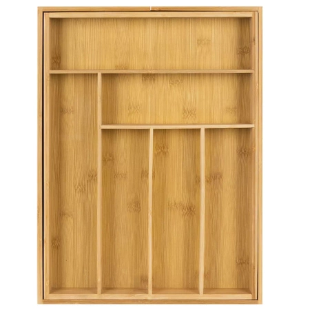 Wkład do Szuflady Organizer na Sztućce Bambus 50cm RUHHY