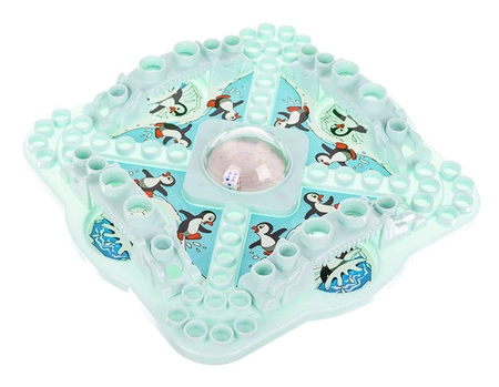 Gra Rodzinna Wyścig Pingwinów Planszówka Pingwiny KRUZZEL