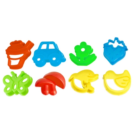 Piasek Kreatywny Foremki Basen Piaskownica Zestaw + 2 kg Piasku dla Dzieci KRUZZEL