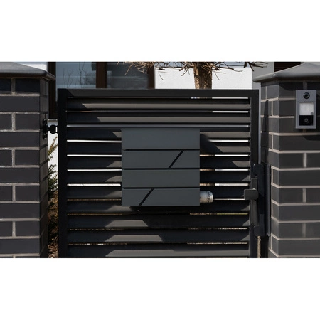 Skrzynka na Listy Pocztowa Gazety Pocztę Duża Listowa A4 Antracyt do Domu MALATEC