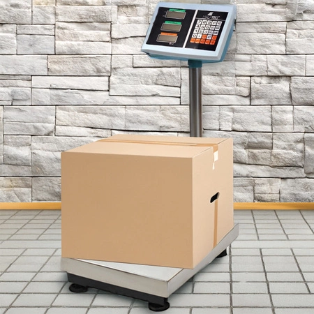 Waga Magazynowa Elektroniczna LCD Platformowa Dokładna Towarowa Platforma MALATEC