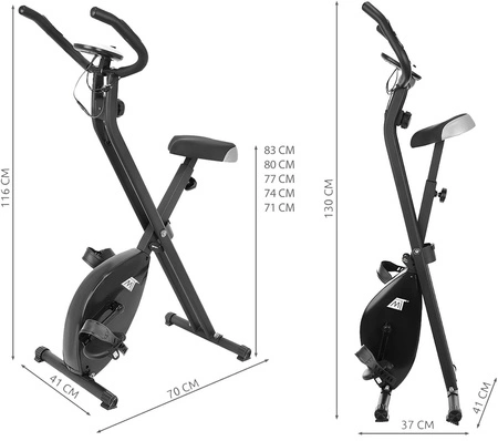 Rowerek Stacjonarny Rower Treningowy Składany MALATEC